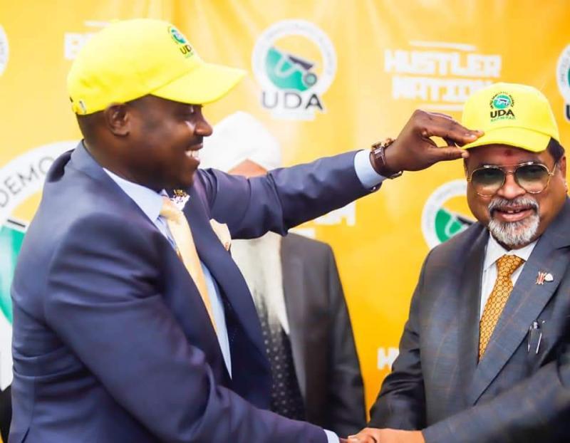 File image of Cleophas Malala and Swarup Mishra.